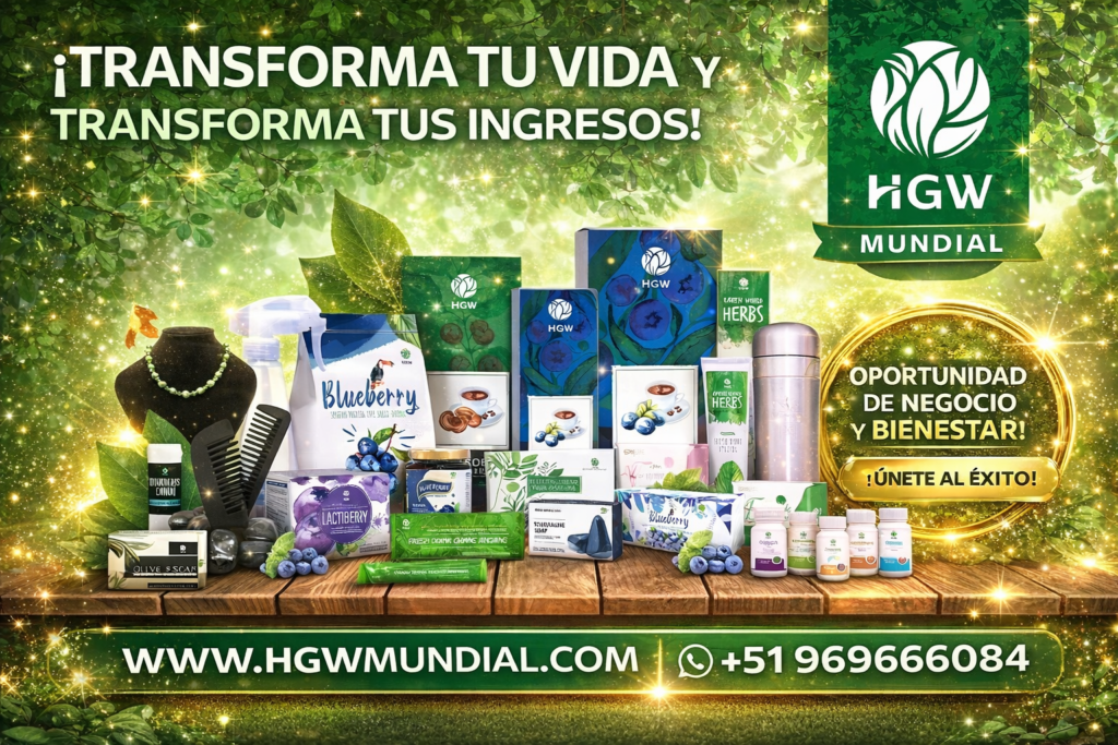 PRODUCTOS NATURALES HGW HEALTH GREEN WORLD
