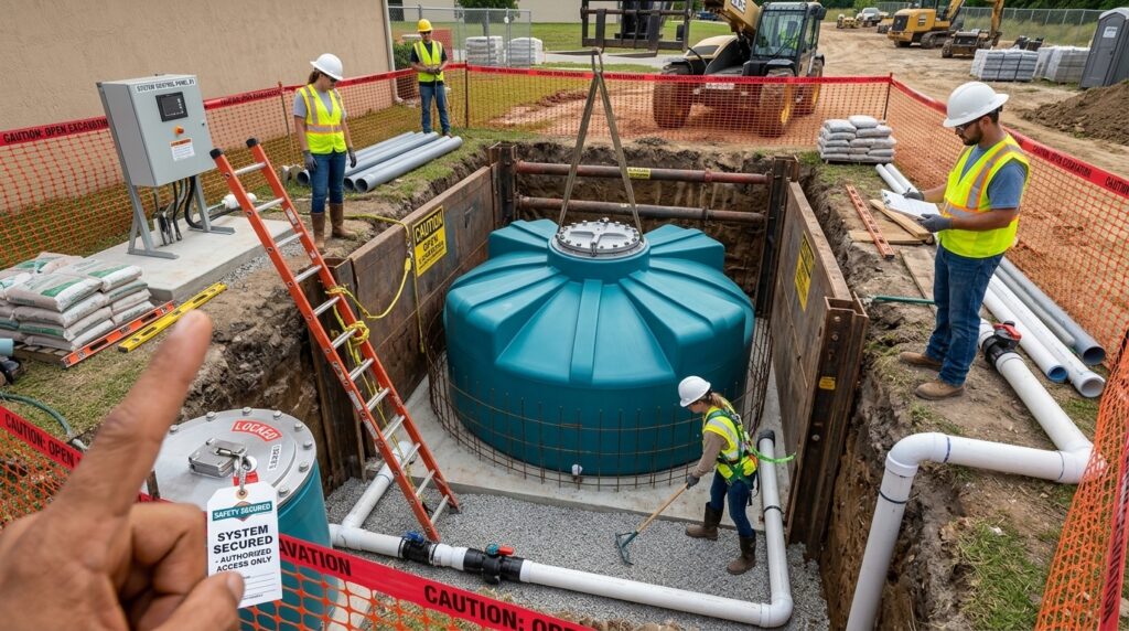 instalación de tanques cisterna en Huancayo